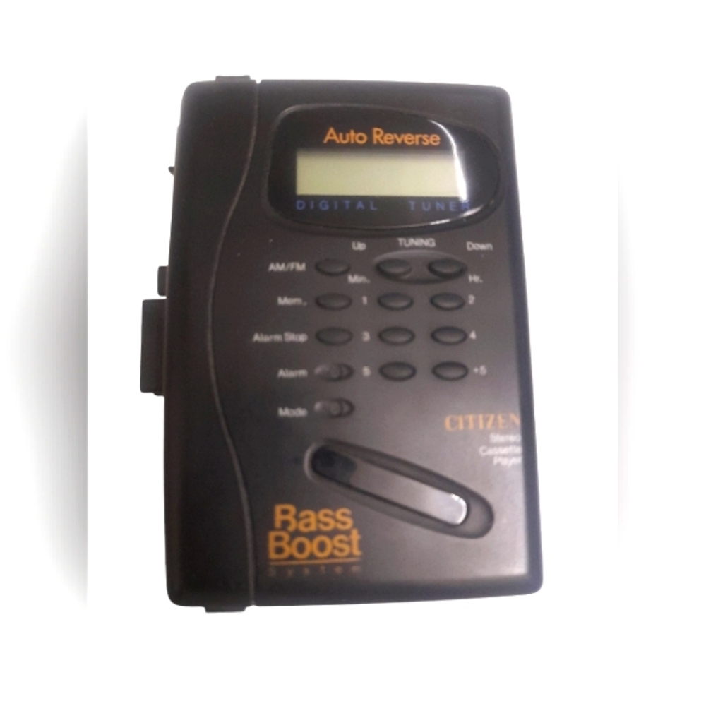 Citizen Cassette Player AS IS/PARTS